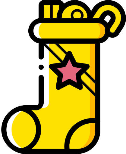 Christmas, Christmas, Stocking, Xmas Icon, Xmas Character - Christmas, Christmas, Stocking, Xmas Icon, Xmas Character (418x512)