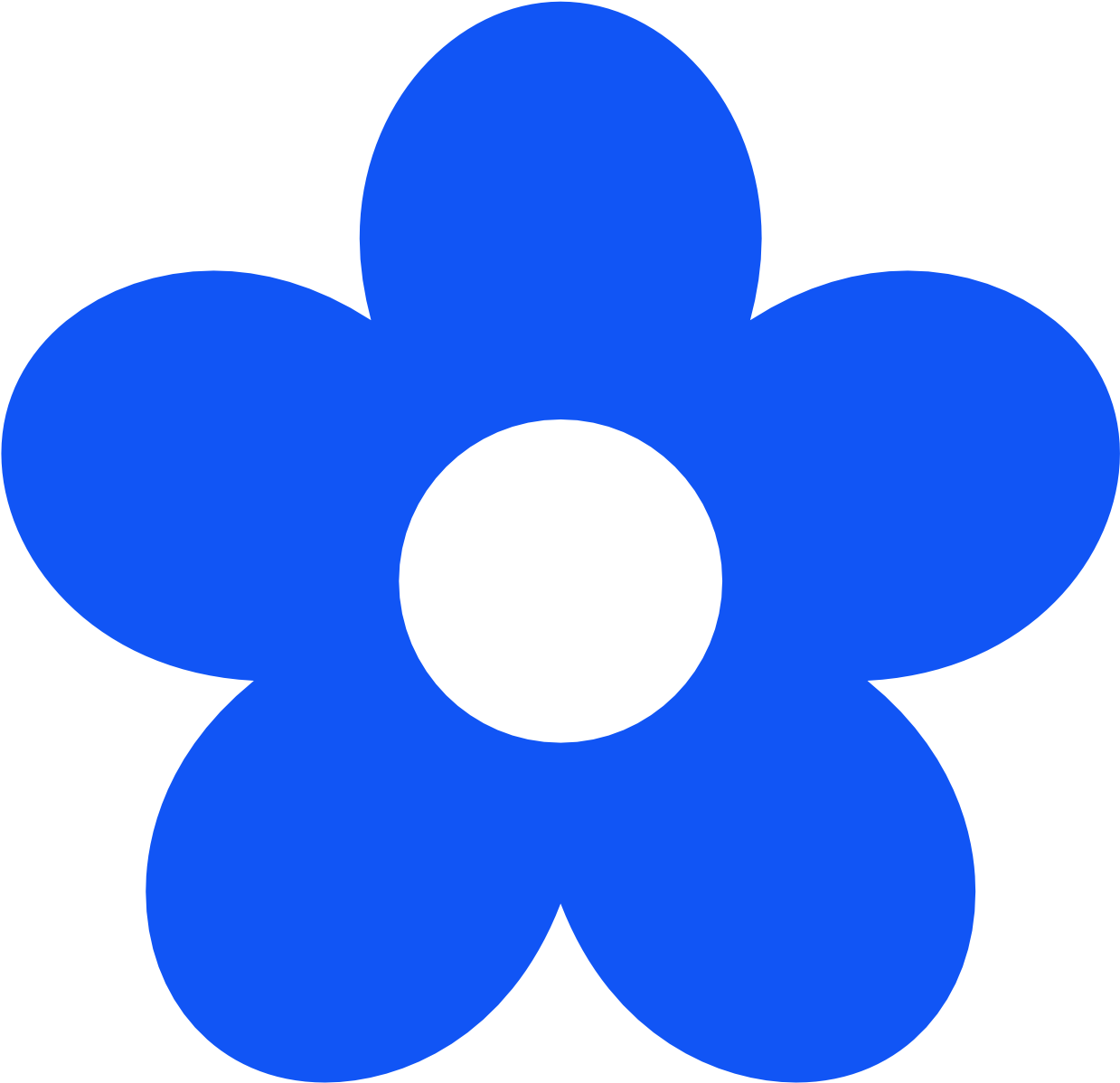 Retro Flower 11 Christmas Xmas Flora Xochi - Dark Blue Flower Clipart (1331x1319)