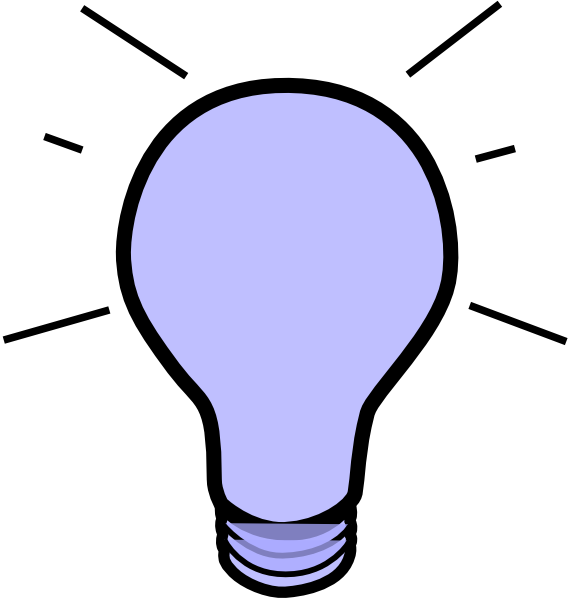 Lavendar Light Bulb Clip Art At Clkercom Vector - Green Light Bulb (570x598)