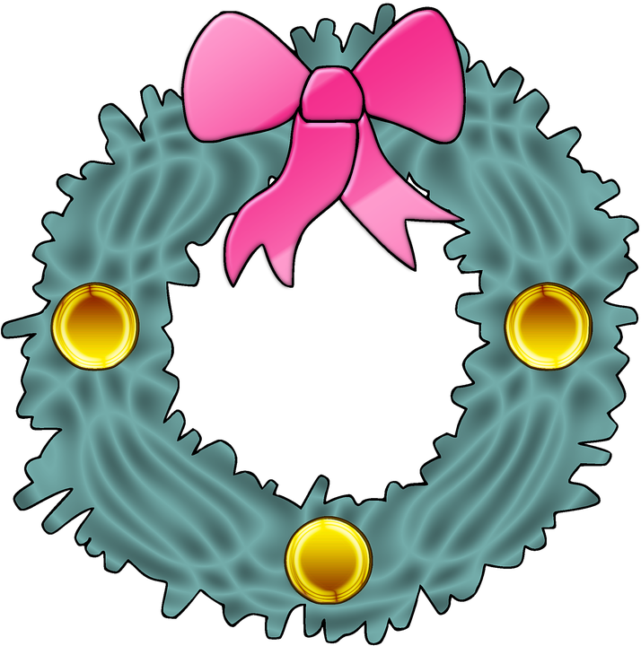 Christmas Garland Merry Christmas December - Christmas Day (714x720)