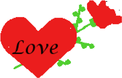 Hearts And Roses Clipart - Cartoon Roses And Hearts (600x600)