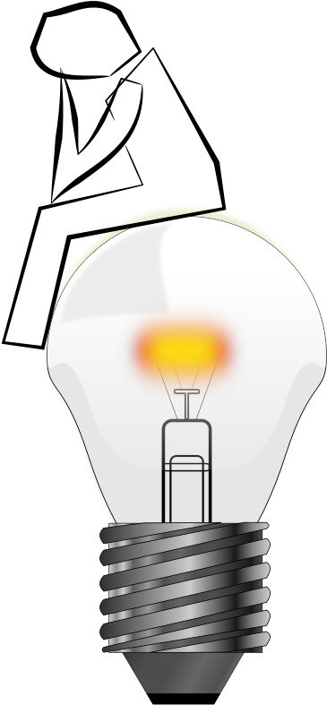 Incandescent Light Bulb Animation Lamp Clip Art - Lightbulb Animation (566x800)