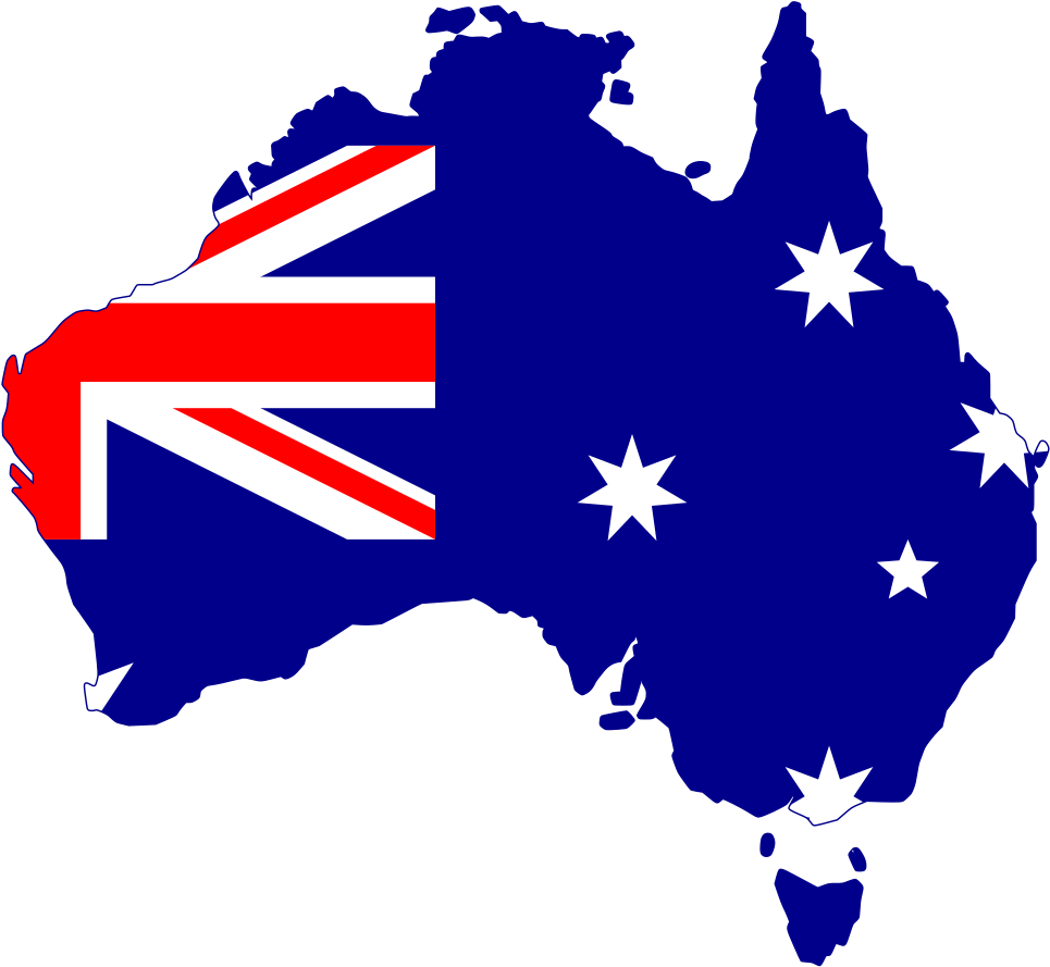 Flag Silhouette Australia - Australia Flag On Country (1000x935)