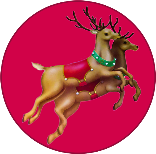 Reindeer Clipart - Reindeer (543x531)