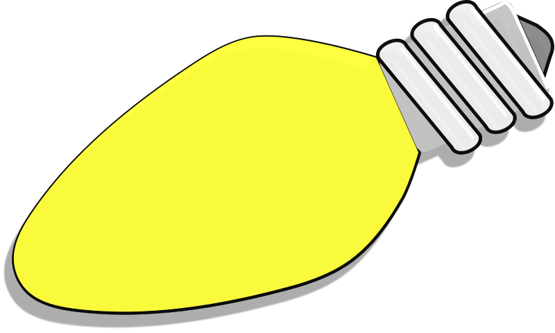 Christmas Light Bulb Clip Art Images - Christmas Light Bulb Vector (800x480)