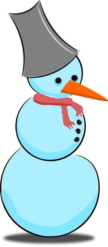 Free Snowman With Umbrella Free Snowman - Snowman (958x2201)