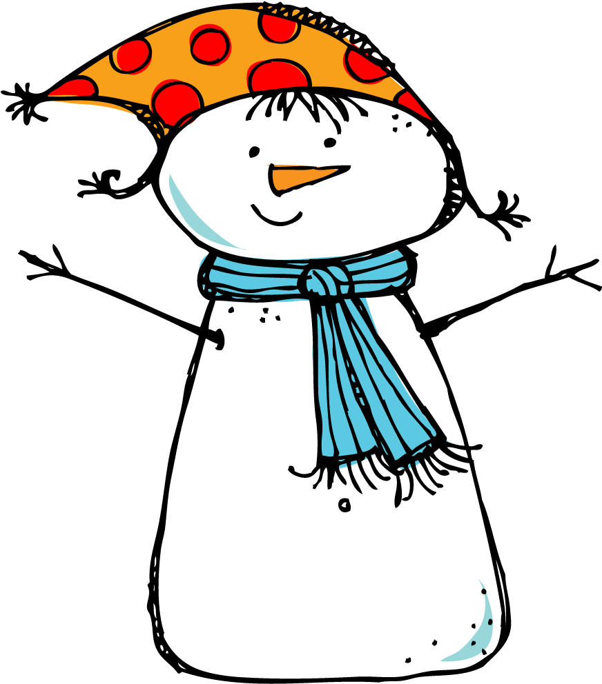 Snowman Clipart Chubby - Finger Play Stories (871x1016)