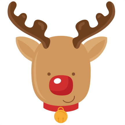 Reindeer Svg Scrapbook Cut File Cute Clipart Files - Scalable Vector Graphics (432x432)