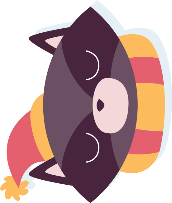 Cute Winter Animal Clip Art Fptfy 6 - Cartoon (612x792)