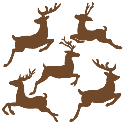 Reindeer Clipart Reindeer Flying - First Edition Dies Christmas (432x432)