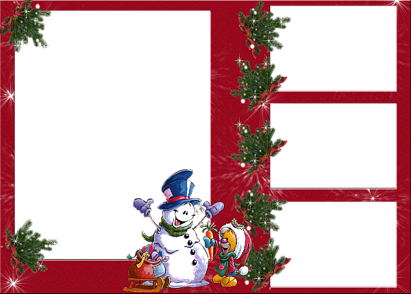 Christmas Ornaments, Backgrounds, Clip Art, And More - Frame Png Card Christmas (600x429)