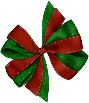 Gk Ss Elegant Christmas Element 59 - Christmas Bow .png (358x400)