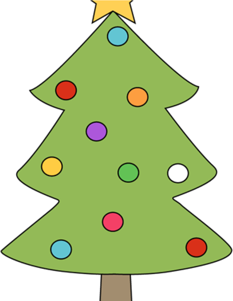 Christmas Tree Clip Art Outline Christmas Clip Art - Christmas Tree Clip Art (1024x1024)