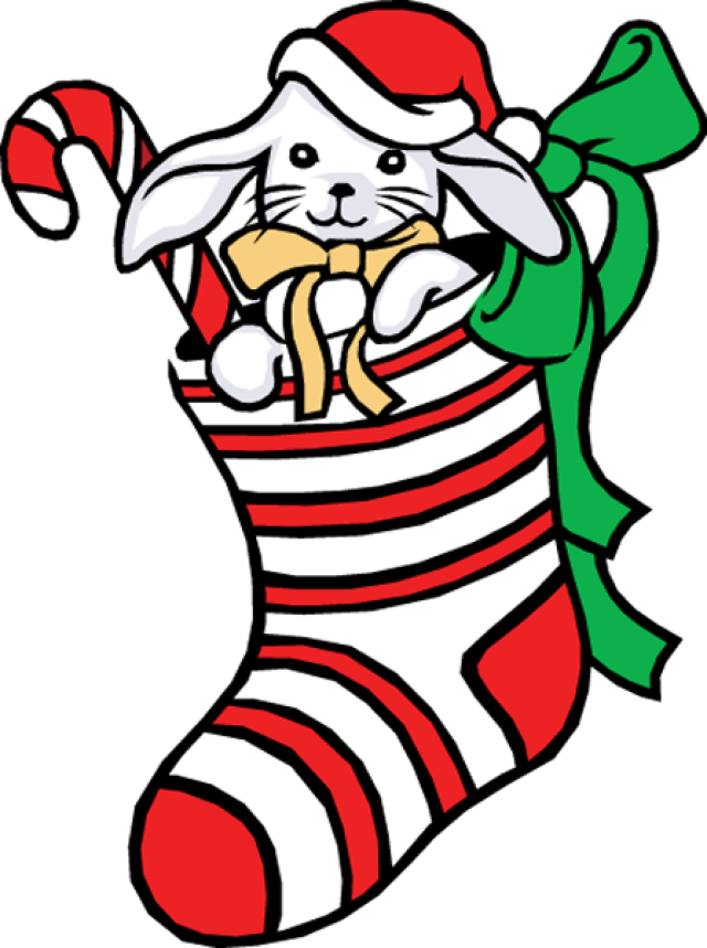 Stocking Clip Art - Christmas Stocking Clipart (640x859)