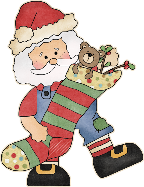 Clip Art - Santa Claus (600x778)