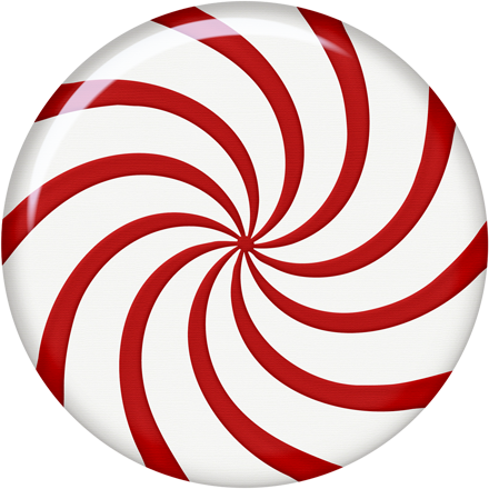 Мне Нравится Альбом «скрап Наборы / Зимние 2 / Peppermint - Clip Art (440x440)