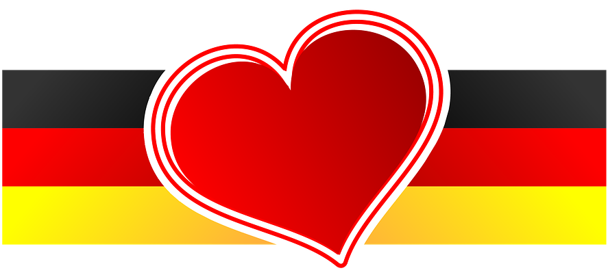 Banner Plate Holiday Flag Germany Nation - Love Germany (960x480)