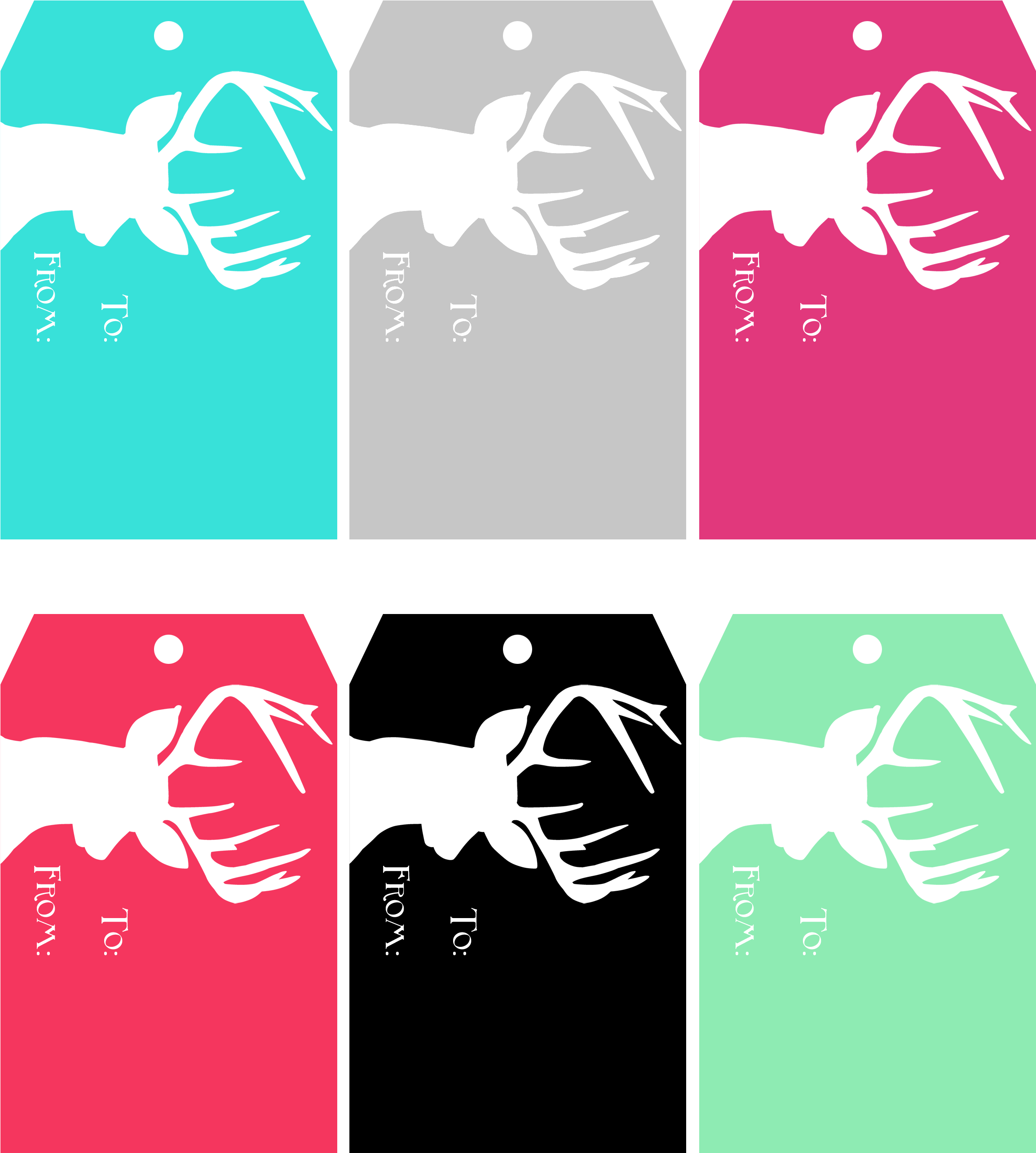 Free Deer Gift Tag Printables - Free Printables Tag Christmas (2400x3000)