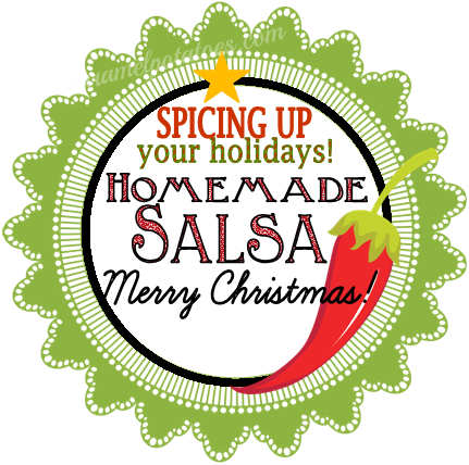 Homemade Salsa Recipe And Printable Gift Tag Take A - Energy Circles For Weight Loss (431x428)