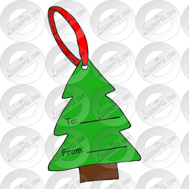 Gift Tag Picture - Christmas Ornament (380x380)