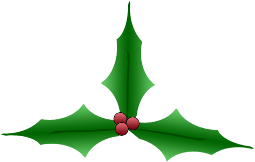 Christmas Candy Cane - Holly (523x347)