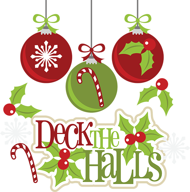 Miss Kate Cuttables - Deck The Halls Png (648x653)