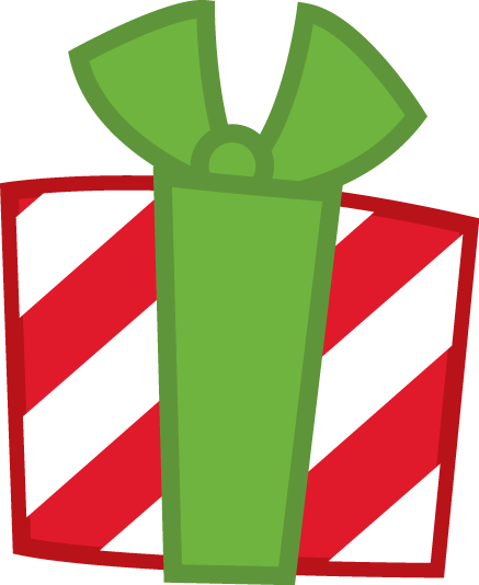 Christmas Art - Whimsical Christmas Gifts Clipart (437x534)