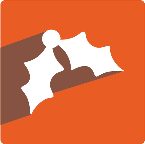 Christmas Holly Leaf Icon - Mistletoe (512x512)