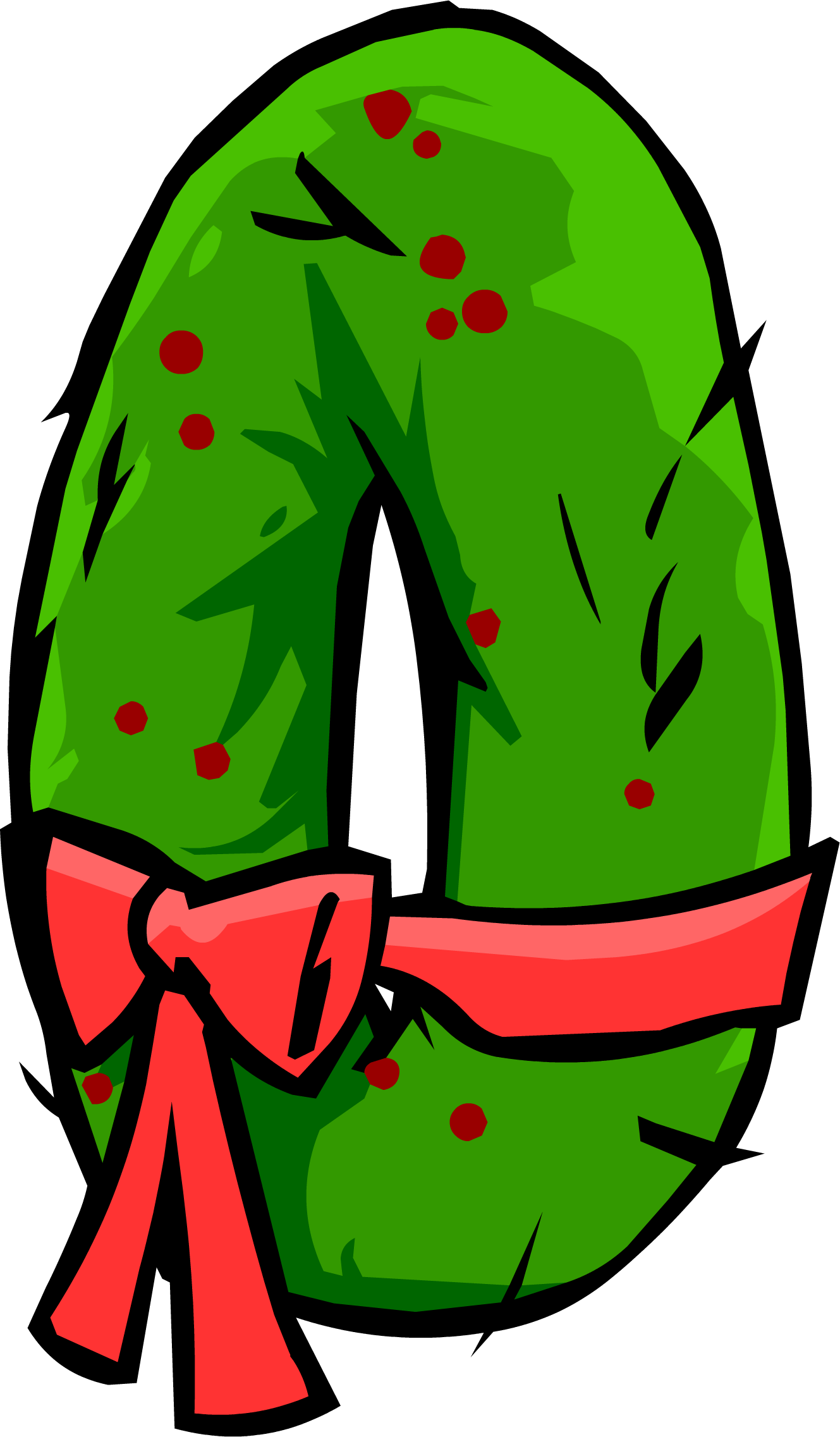 Christmas Wreath Sprite 003 - Christmas Wreath Sprite 003 (1329x2273)