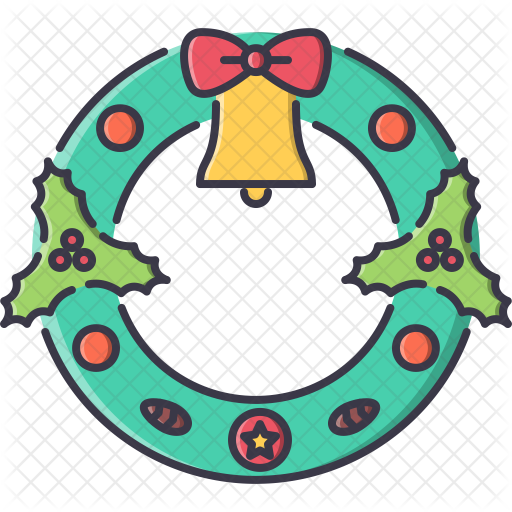 Christmas Wreath Icon - Christmas Wreath Icon (512x512)