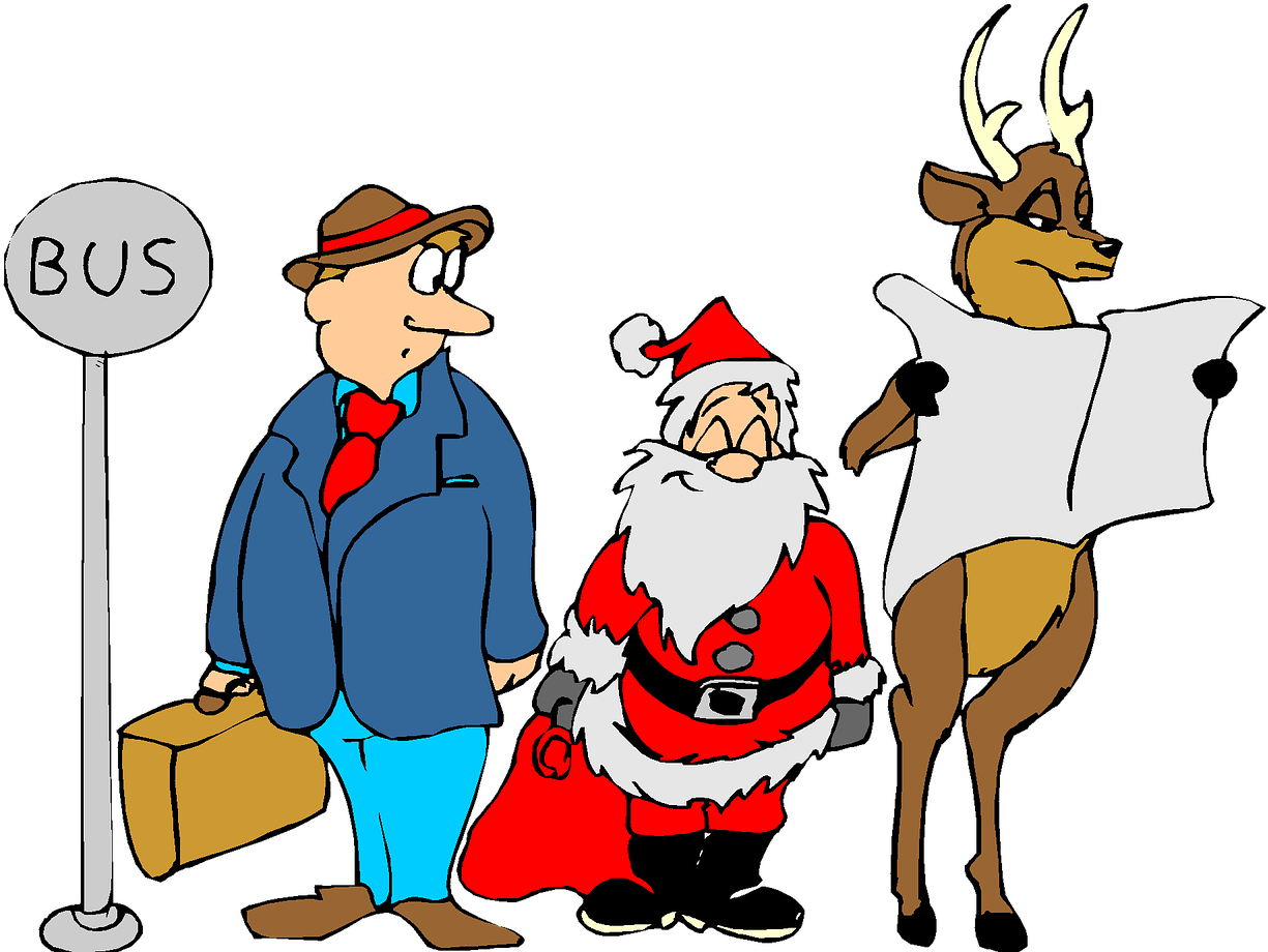 Vacation, Christmas, Holiday, Clip Art, Reindeer - Vacation, Christmas, Holiday, Clip Art, Reindeer (1280x938)