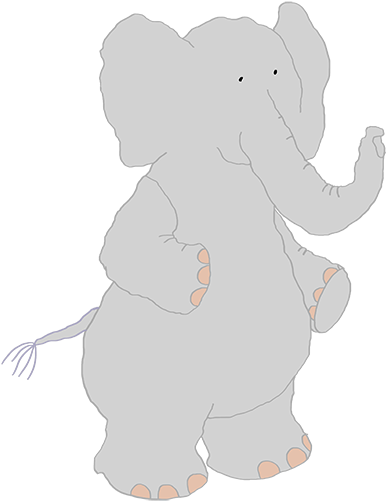 Elephant Clip Art - Elephant Clip Art (424x531)