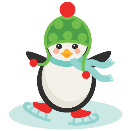 Ice Skating Penguin Svg Scrapbook Cut File Cute Clipart - Ice Skating Penguin Svg Scrapbook Cut File Cute Clipart (432x432)