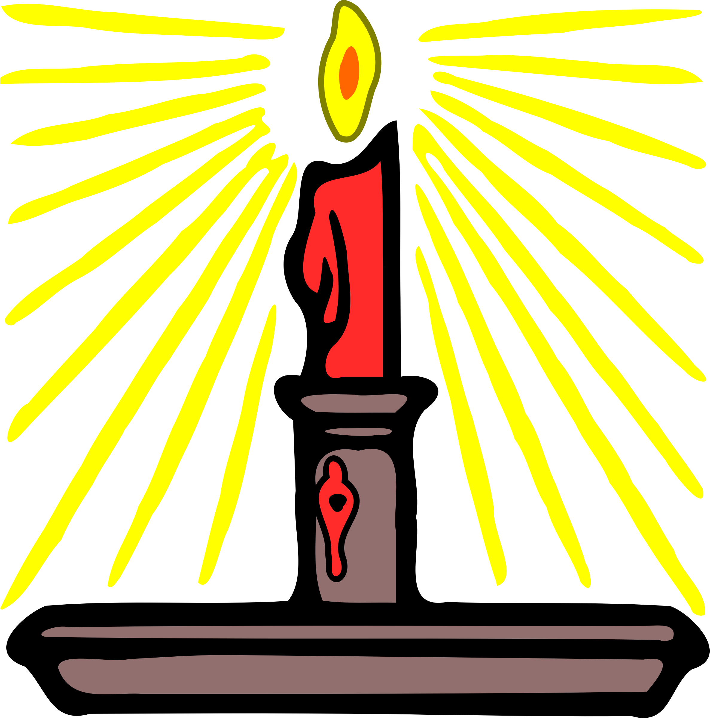 See Here Birthday Candle Clipart Black And White Free - See Here Birthday Candle Clipart Black And White Free (2374x2400)