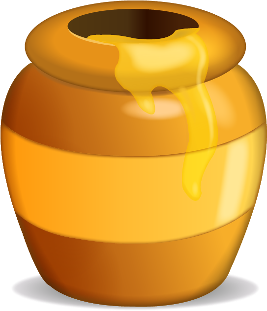Coolest Honey Pot Clipart Honey Pot Emoji Icon Emoji - Honey Pot Clip Art (640x640)