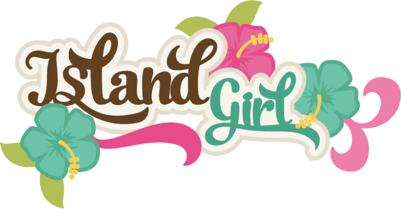 Island Girl Svg Scrapbook Title Beach Svg File Tropical - Island Girl Clipart (800x418)