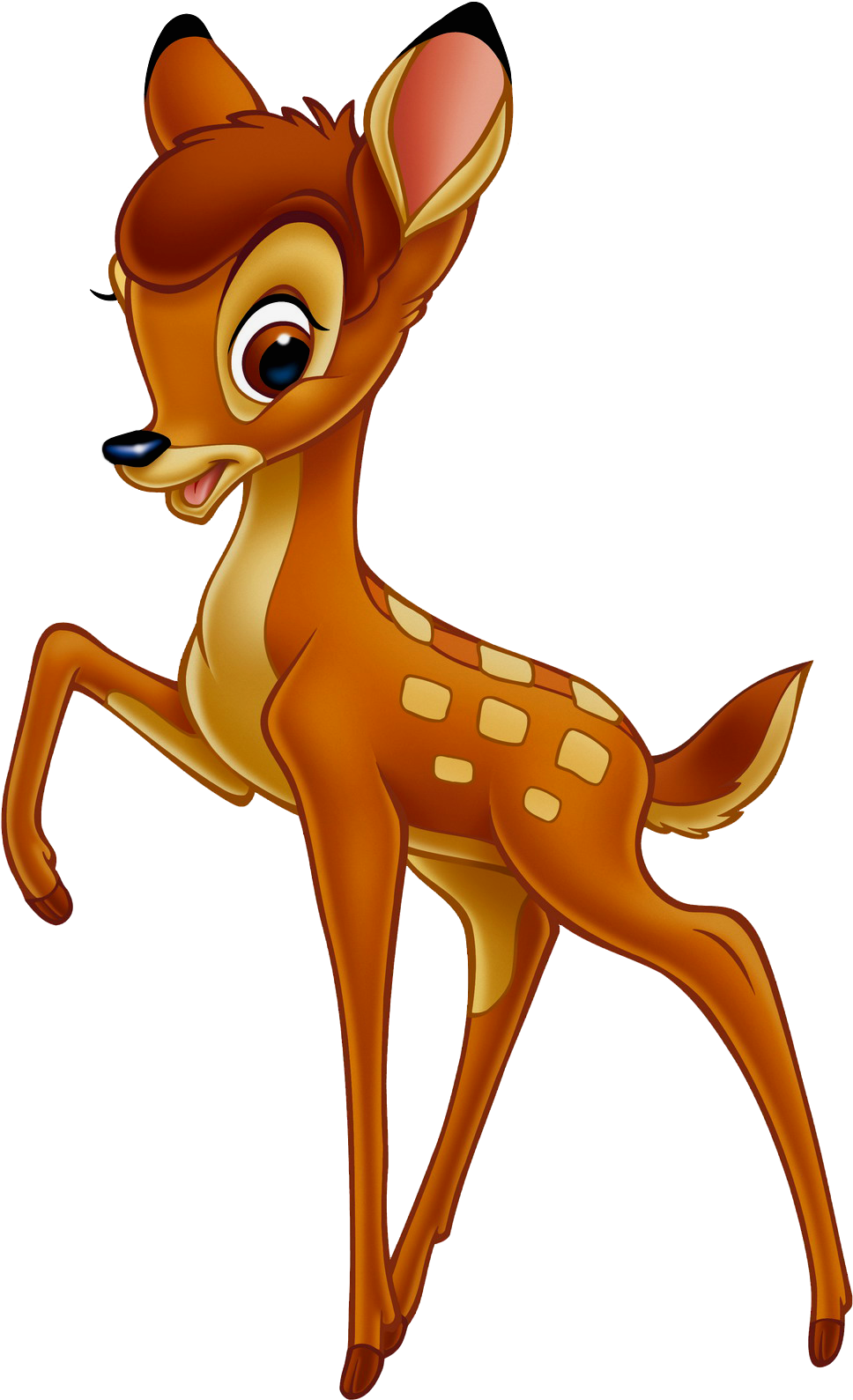 Clip Art - Bambi Cartoon (1142x1643)