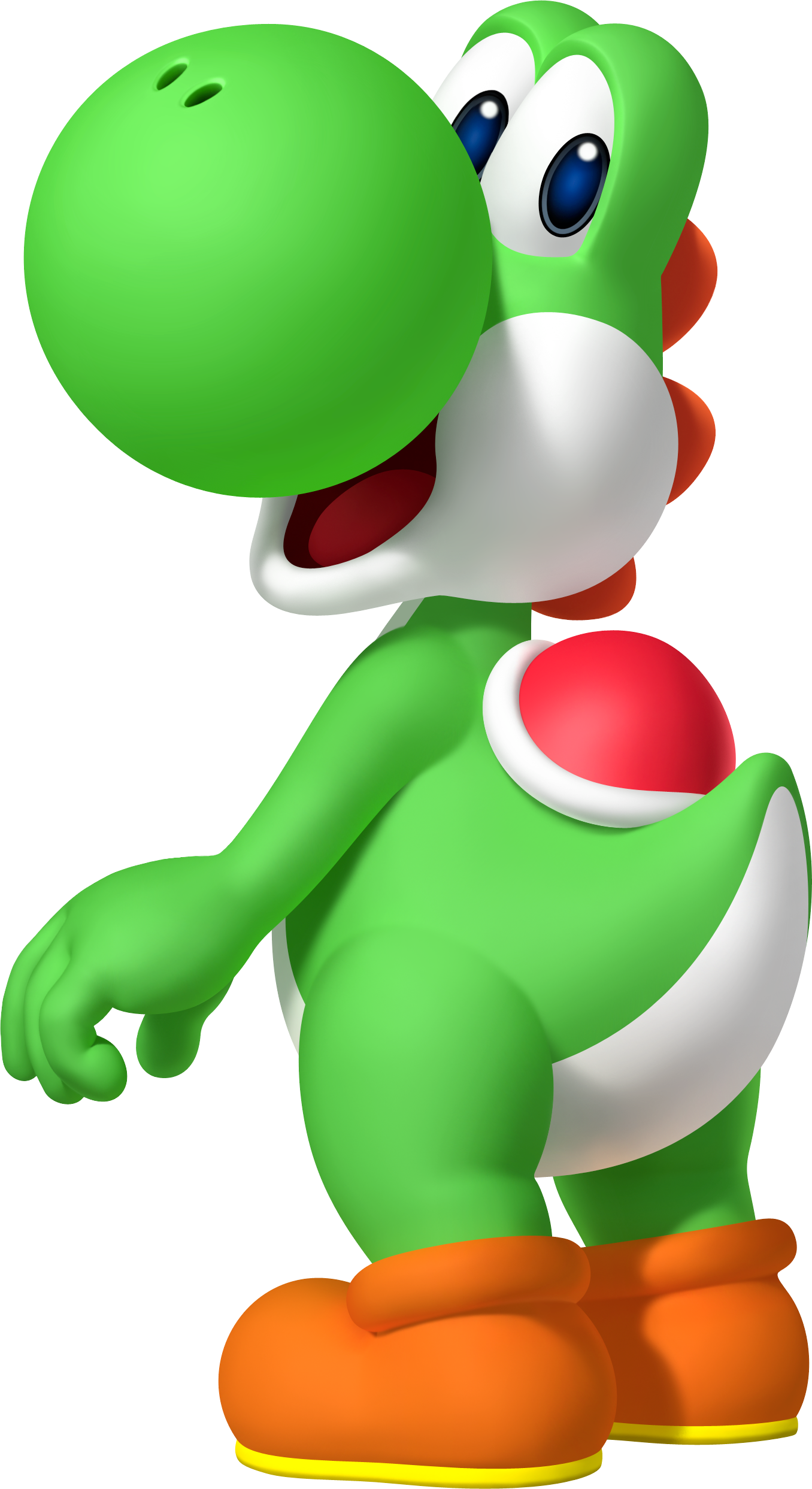 Mario Clipart Pixelated - Yoshi Png (1356x2486)
