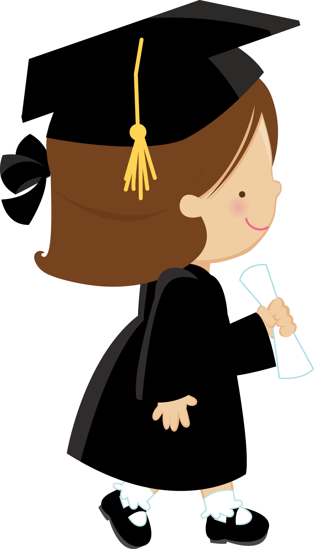 Graduation Girl - Desenho Formatura Menina (1017x1780)