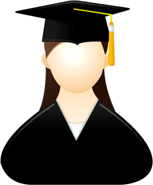 Graduate Female Image - Graduate Male Icon (533x600)