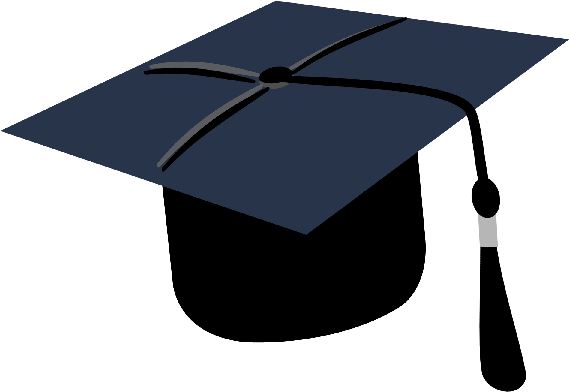 Graduation Hat Degree Hat Graduation Cap Transparent - Blue Graduation Cap Png (1984x1382)