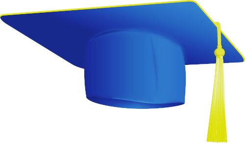 Blue Graduation Hat Clip Art Is Free For Personal Or - Pre K Graduation Hat (500x293)