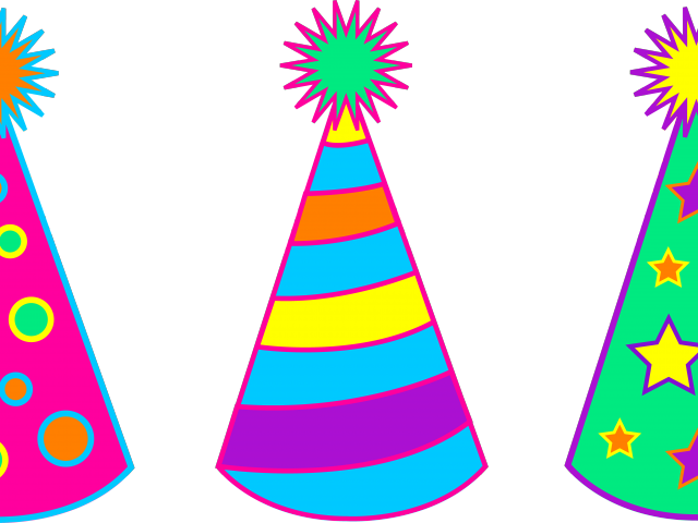 Party Hats Cliparts - Party Hat Clip Art (640x480)