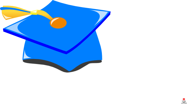 Graduation - Graduation Cap Clip Art (600x335)
