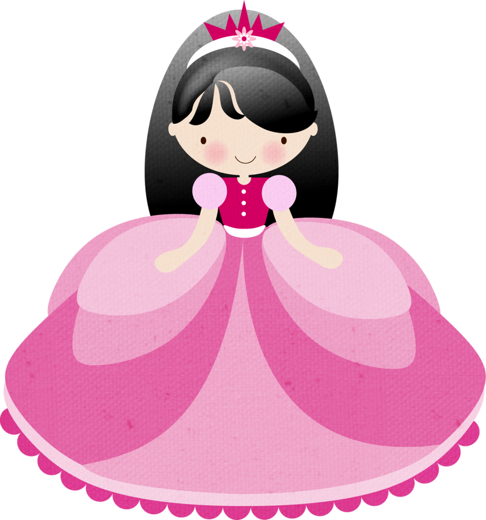 Princesas & Príncipes Etc - Black Haired Princess Cartoon (1196x1280)