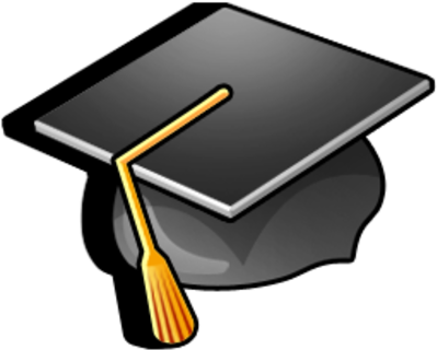 College Hat, Diploma, Graduation, Hat, Student Icon - Graduation Hat Icon (400x400)