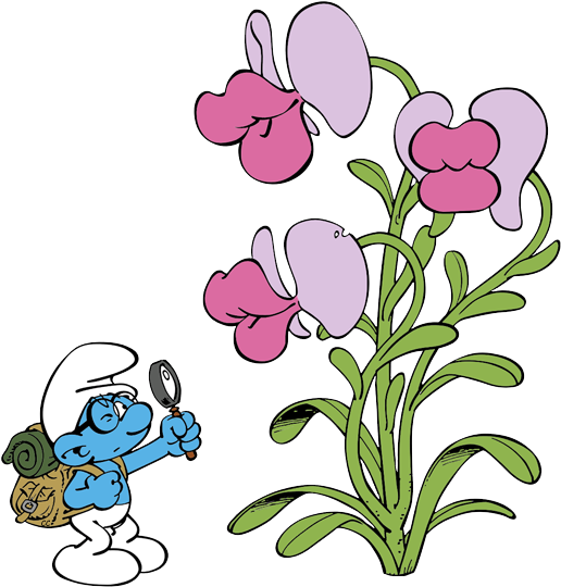 Kissing Plant - Smurfs The Lost Village Kiss (522x544)
