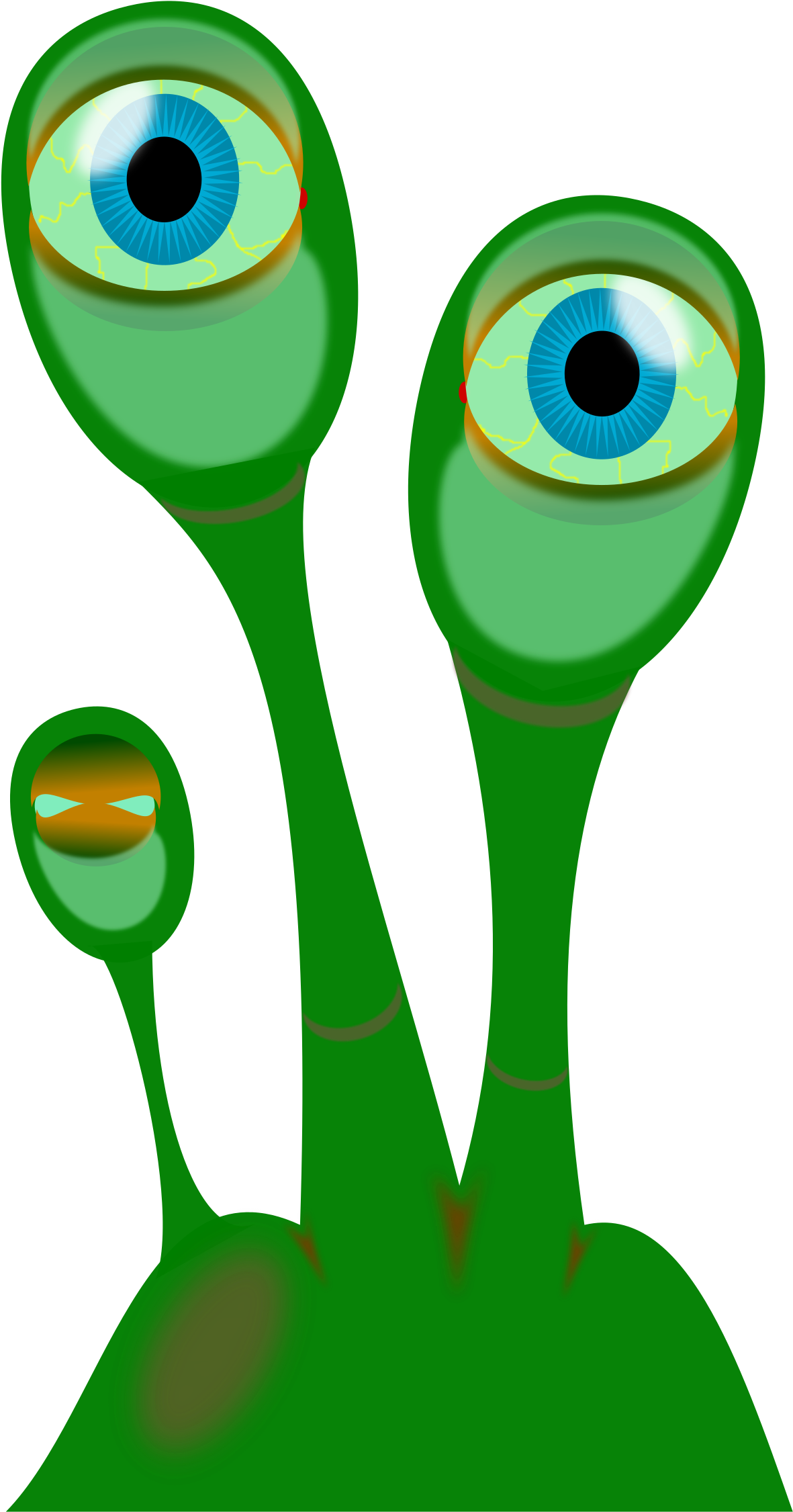 Clipart Extraterrestrial Eye Plant - Extraterrestre Clipart (1259x2400)