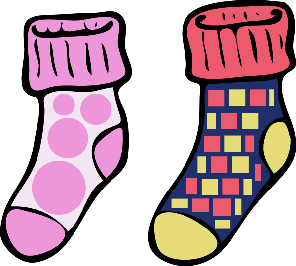 Socks Clip Art (600x539)