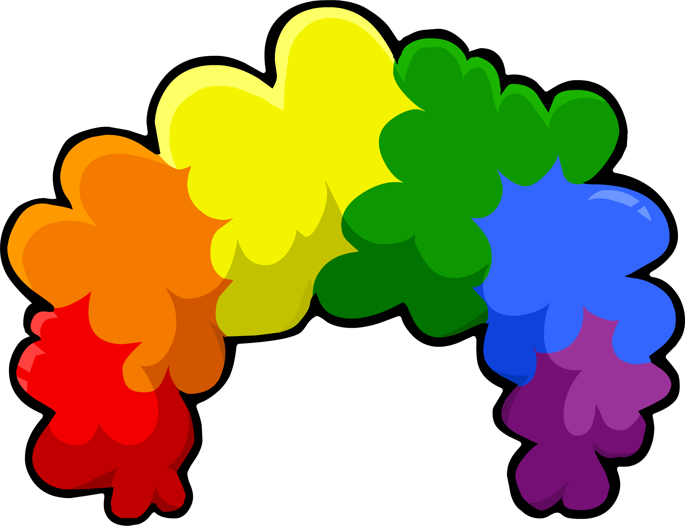 Afro Wig Clip Art Clipart Collection - Rainbow Afro Clip Art (2245x1725)